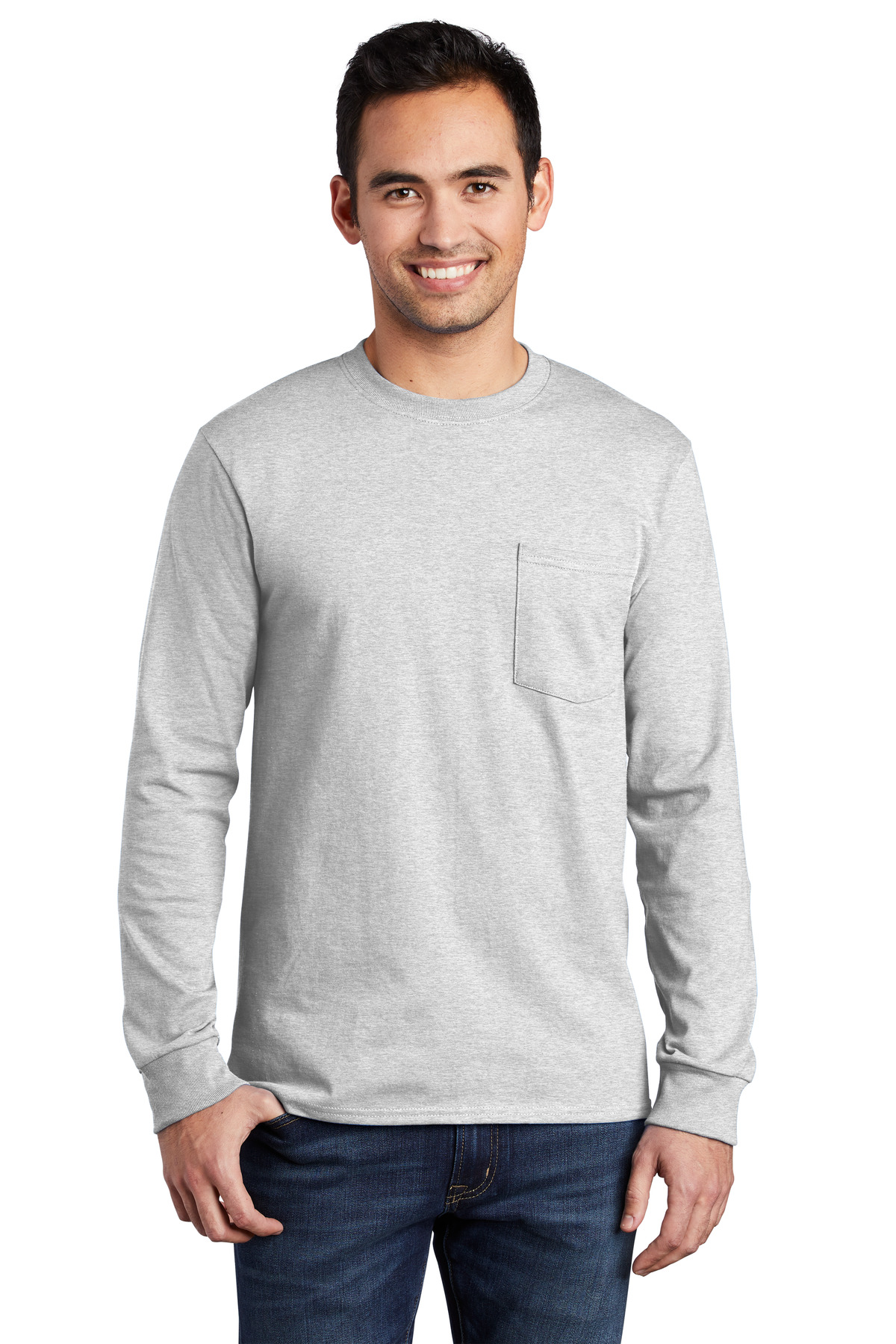 Tall Long Sleeve Essential Pocket Tee