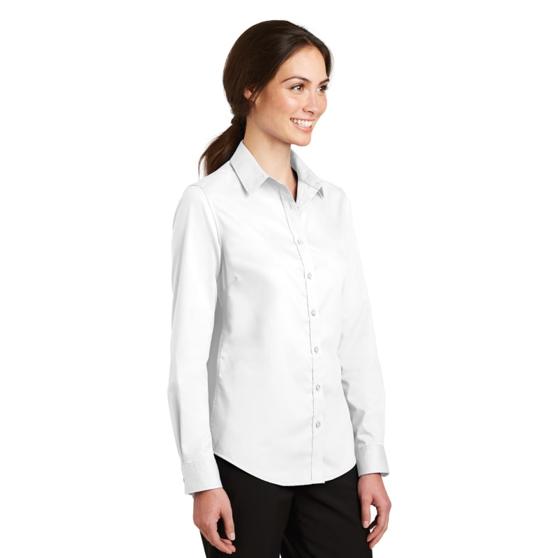 Port Authority Ladies SuperPro Twill Shirt. 24