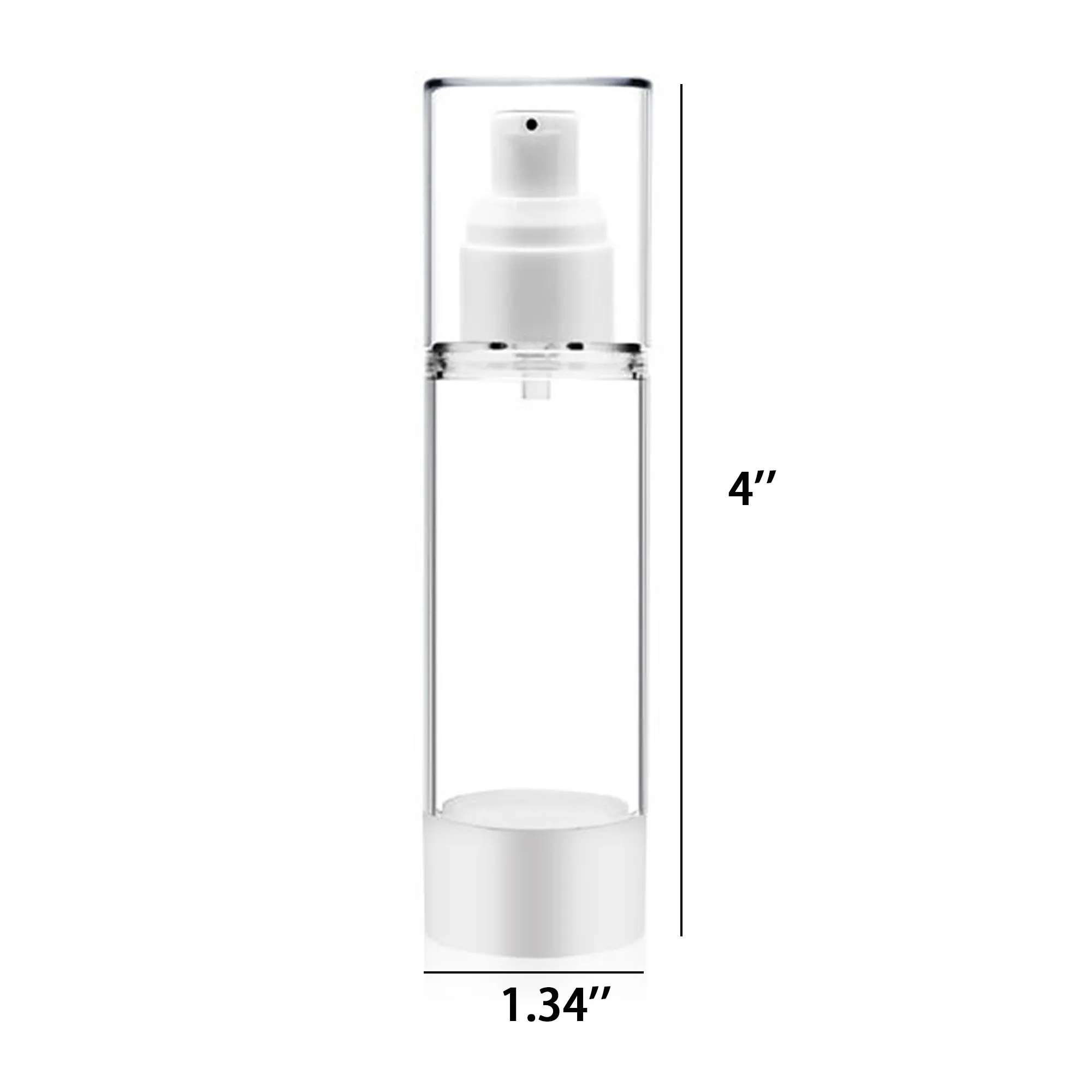 Vacuum Plastic Lotion Bottles with Dispenser 3