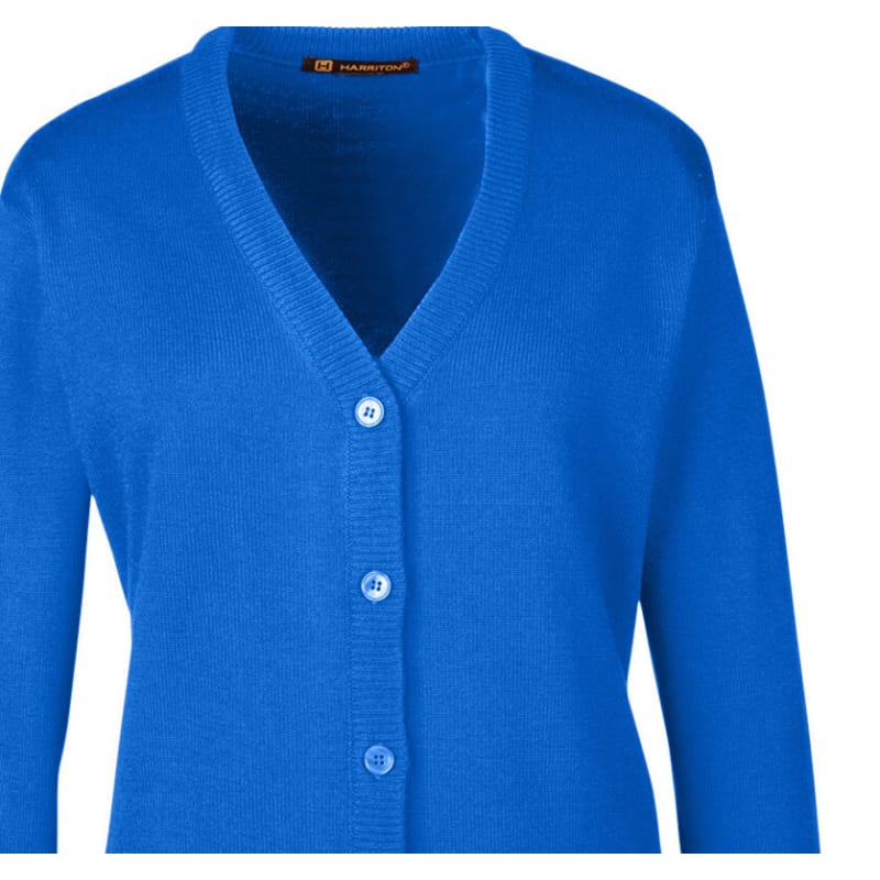 Harriton Ladies' Pilbloc™ V-Neck Button Cardigan Sweater 23