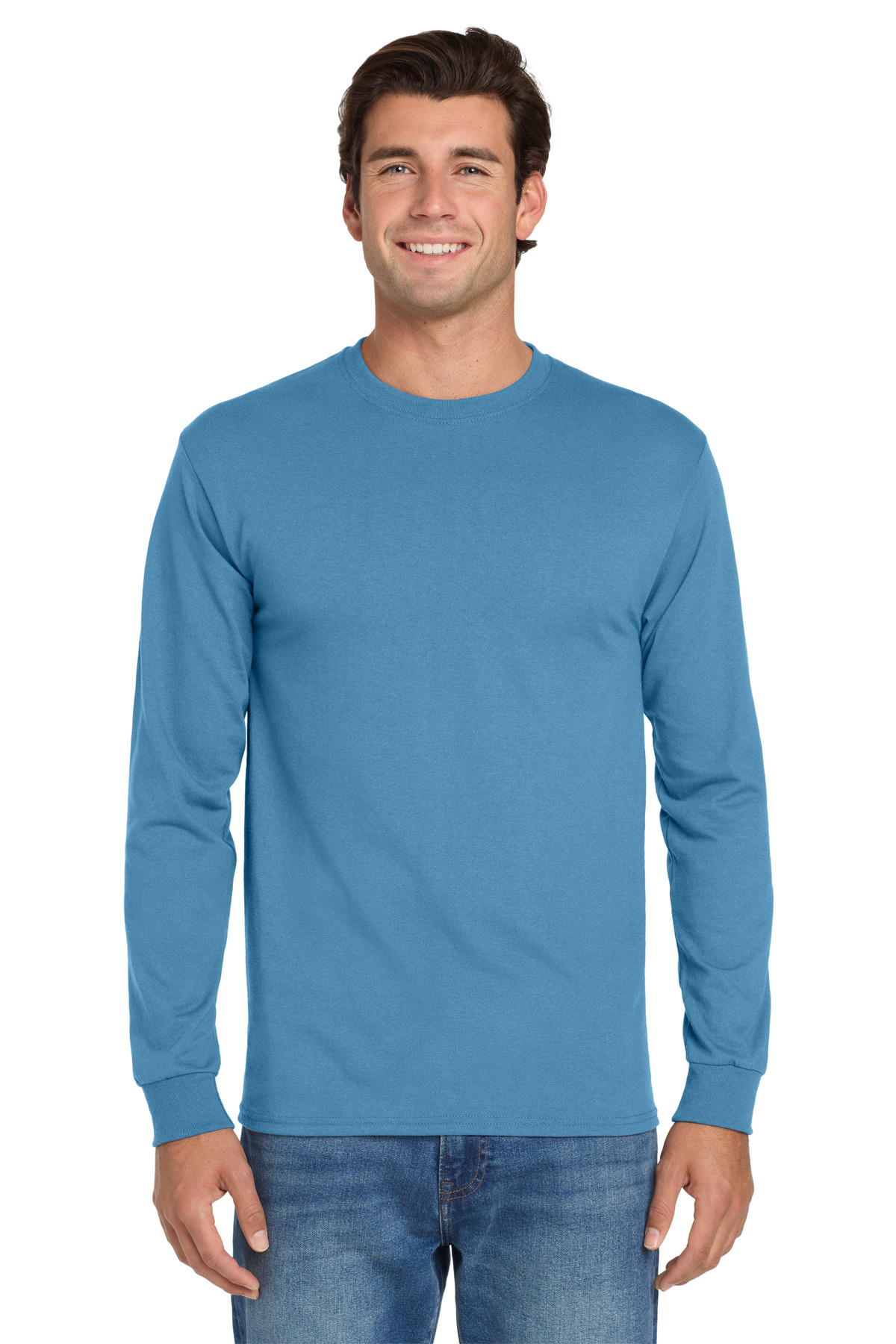 Jerzees - Dri-Power 50/50 Cotton/Poly Long Sleeve T-Shirt. 29LS 194