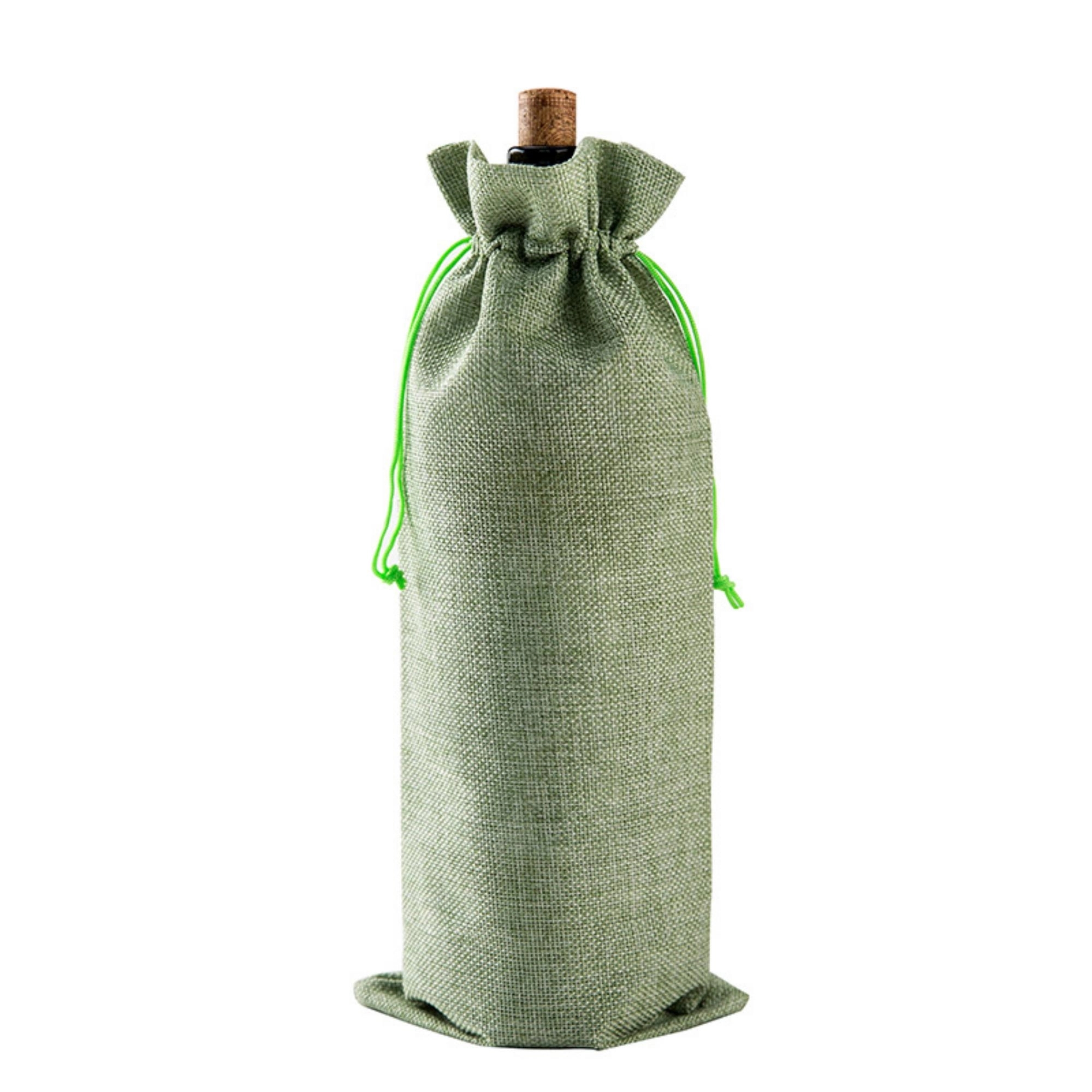 Wine Bottle Gift Drawstring Bag 5