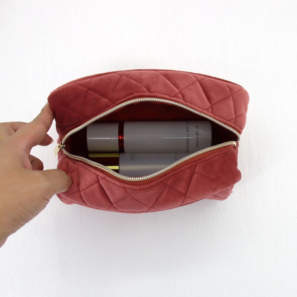 Velvet Makeup Bag Travel Case 1