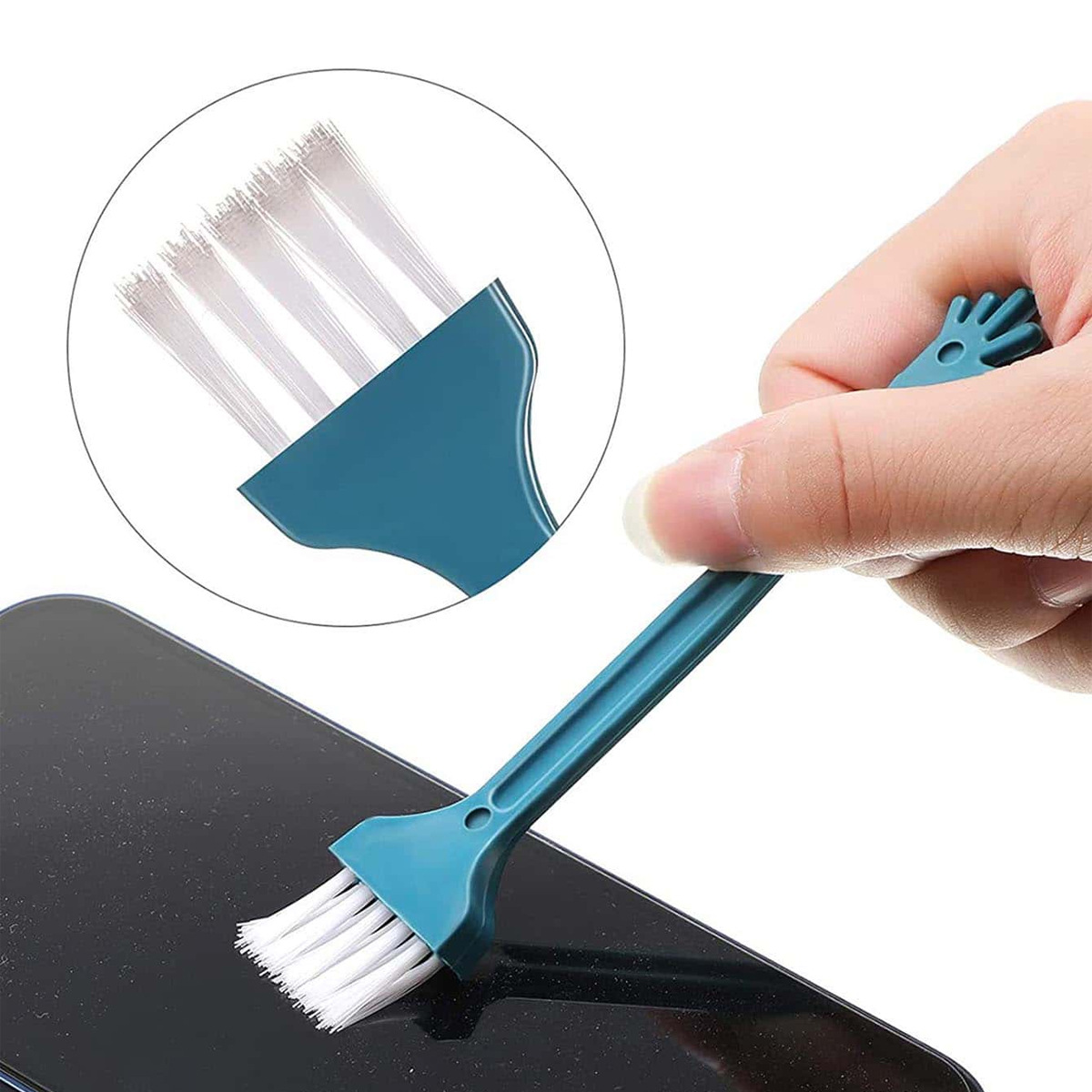 Custom Mobile Phone Dust Plug With Screen Cleaner 4