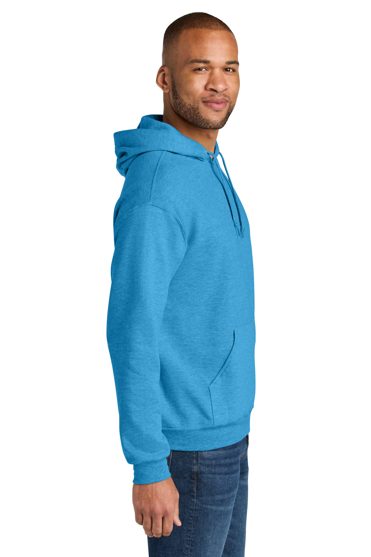 Jerzees Ultimate Unisex CVC Ring Spun Hooded Sweatshirt IC49M 66