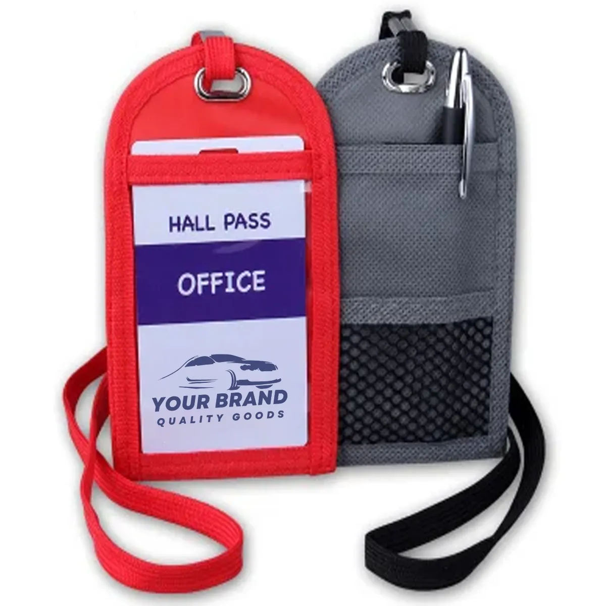 Custom Logo Print Conference Trade Show ID Card Badge Holder 3