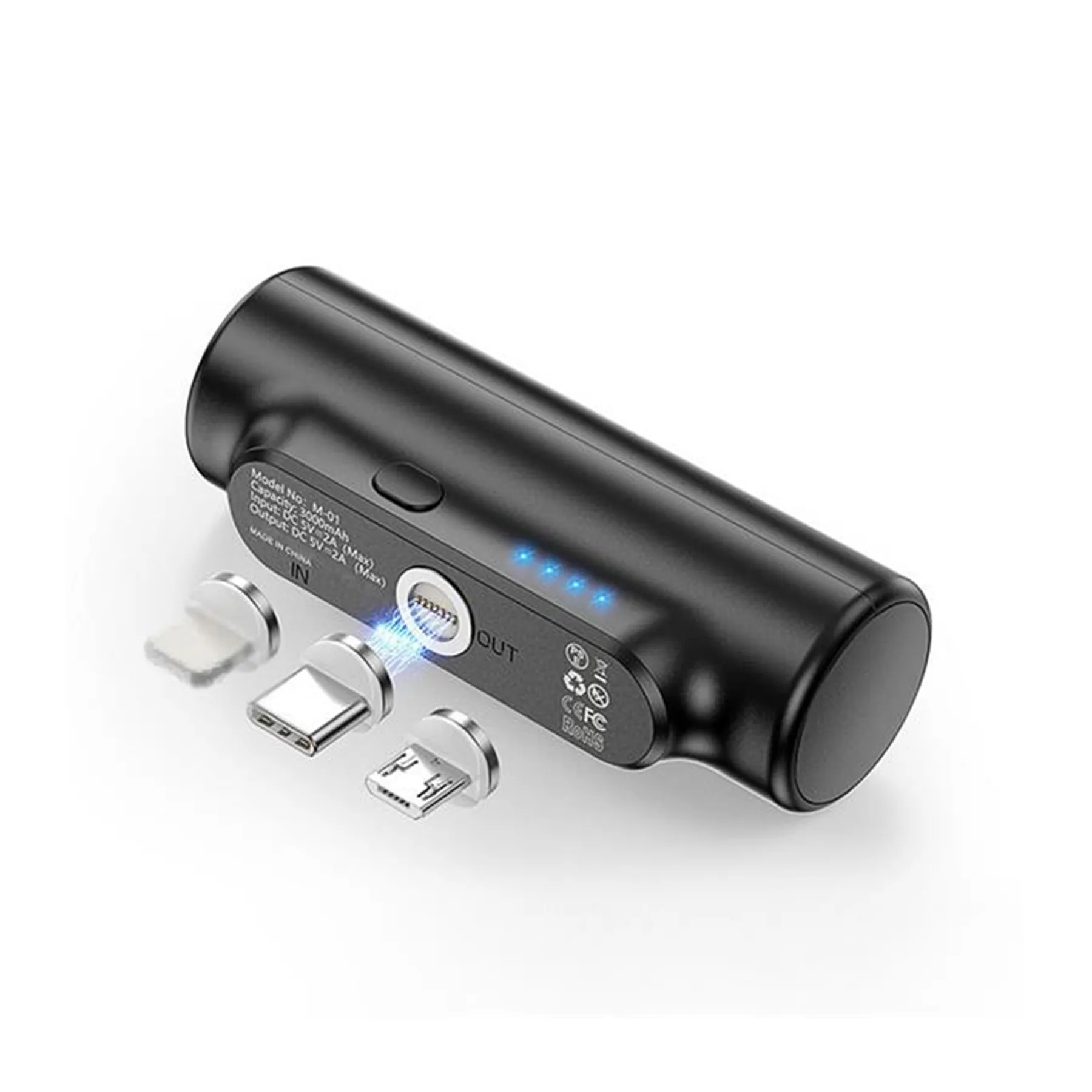 Magnetic Mobile Power 3000 mAh Wireless Fast Charging