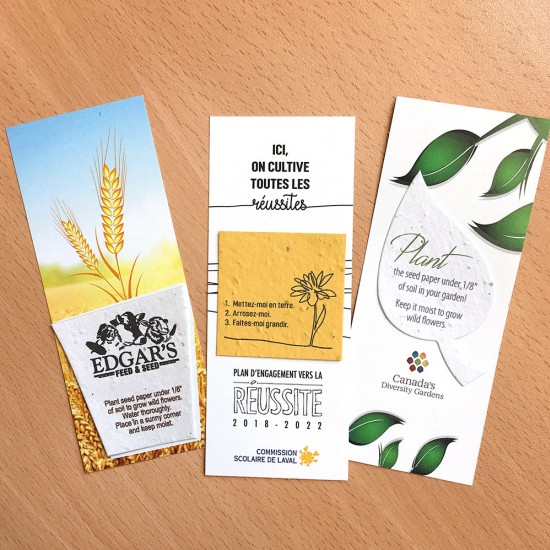 Single-Sided Small Eco Bookmark With Printed Shape 4