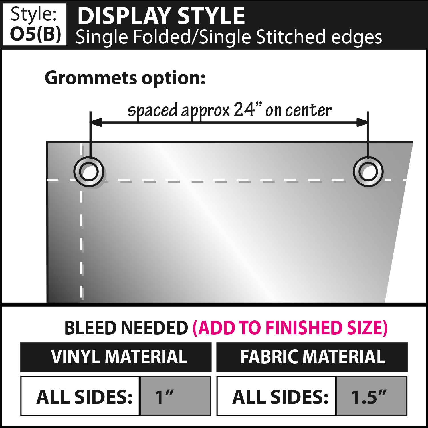 2' x 4' 10 oz. Vinyl Banner Single-Sided 13
