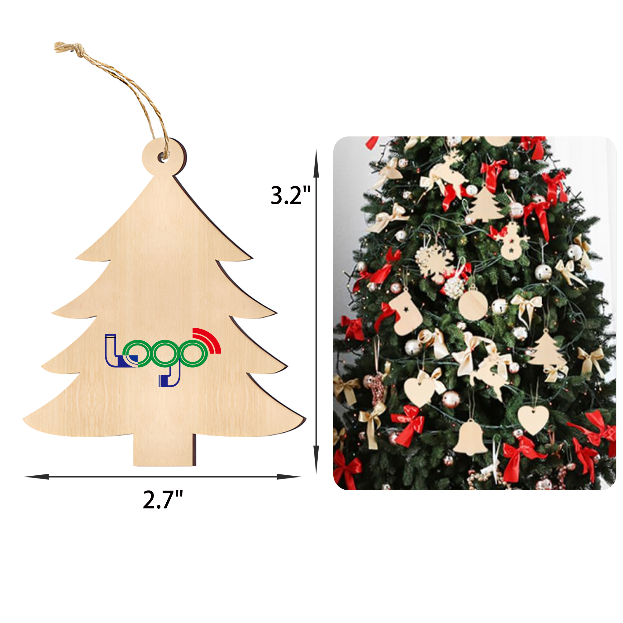 Exquisite Wooden Tree Pendant 2