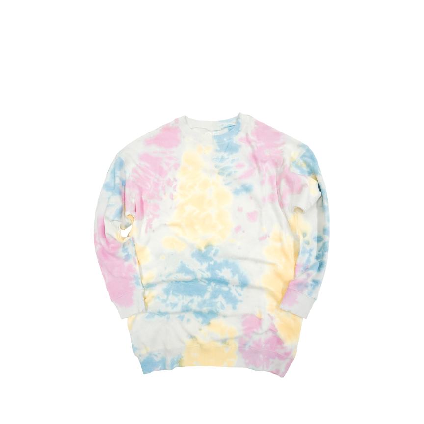 Oversized Cloud Dye Crew Sweatshirt, custom hoodie or sweatshirt with logo imprint 2