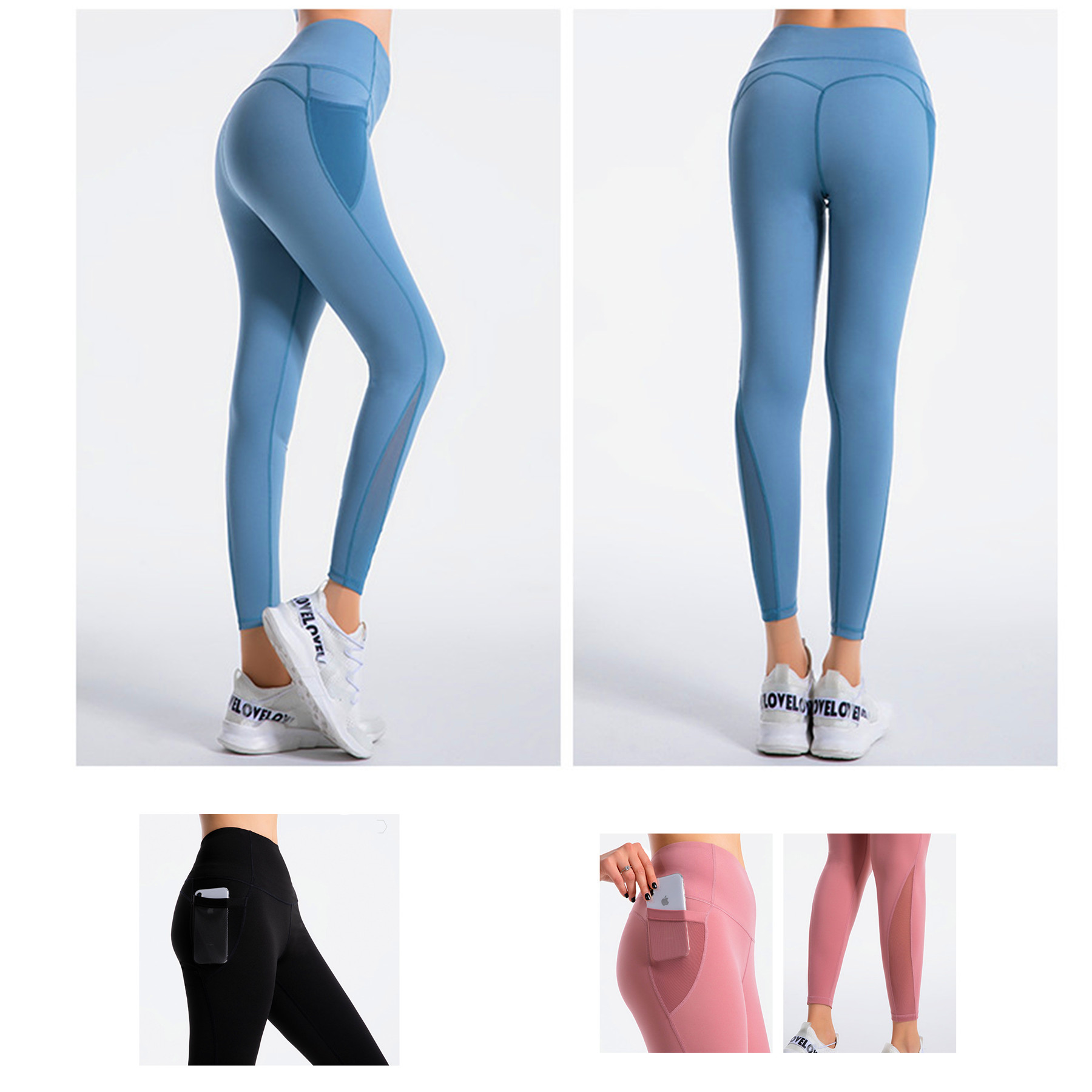 Women Yoga Pants With Pockets & High Waisted Leggings 2