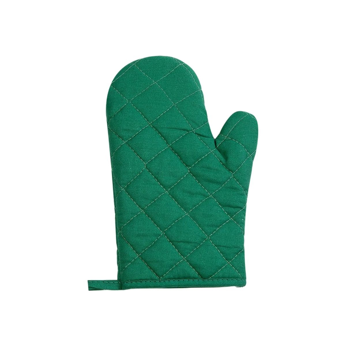 Cotton Heat Resistant Oven Mitt with Polyester Layer and Custom Imprint 3