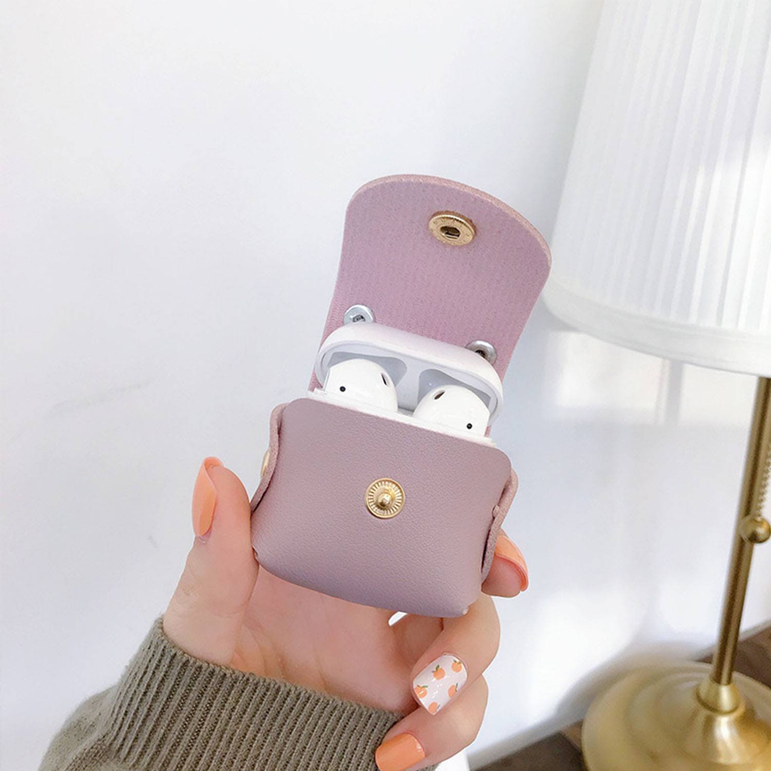PU Leather Bluetooth Headset Protective Case 4