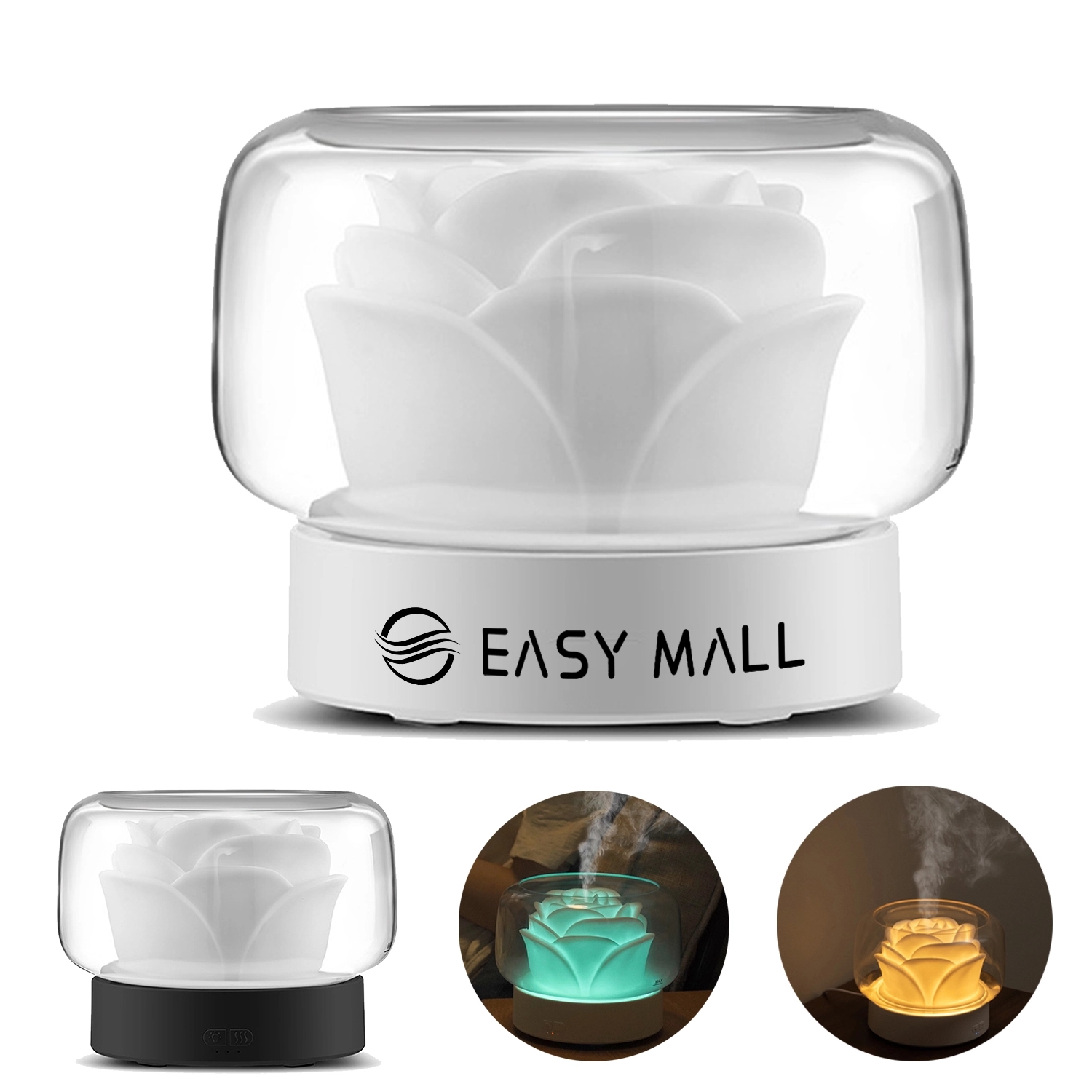 400Ml Aromatherapy Oil Diffuser Nebulizer Humidifier Lamp 2