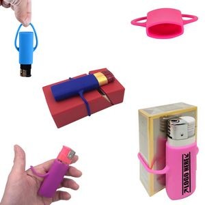 Adjustable Silicone Lighter Cover With Anti Skid Protection And Band 4