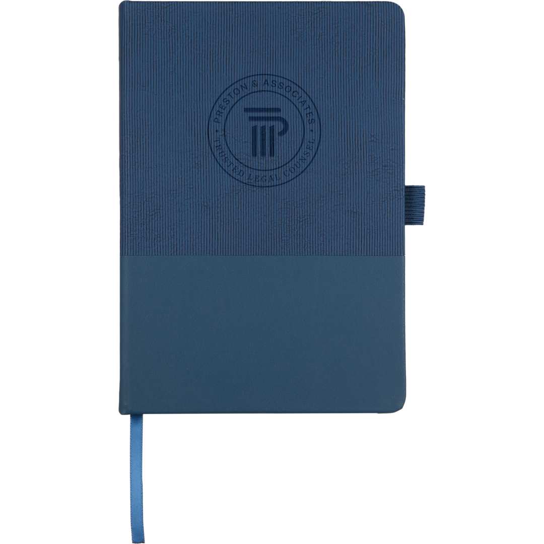 5.5" x 8.5" FSC® Recycled Ribbed Bound Journal 82