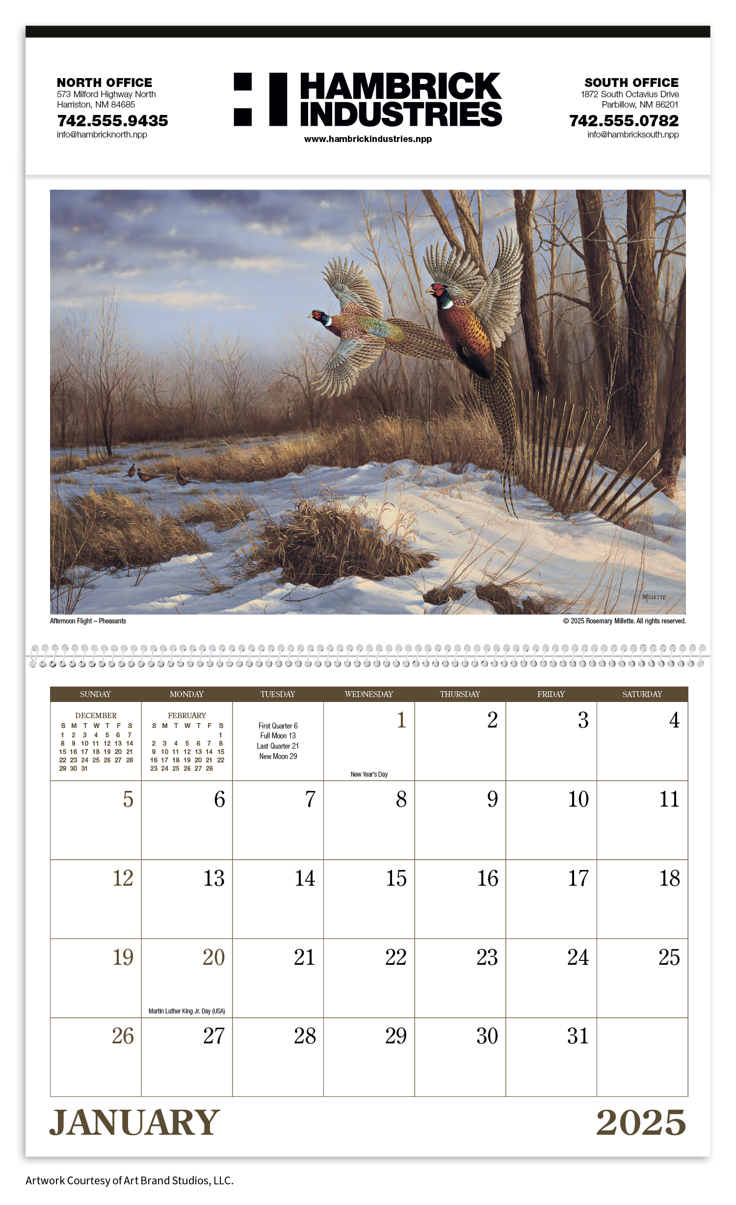 Triumph® Calendars Wildlife Art Calendar 13