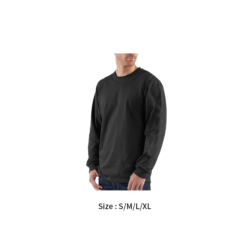 Men's Loose Long Sleeve T-Shirt 2
