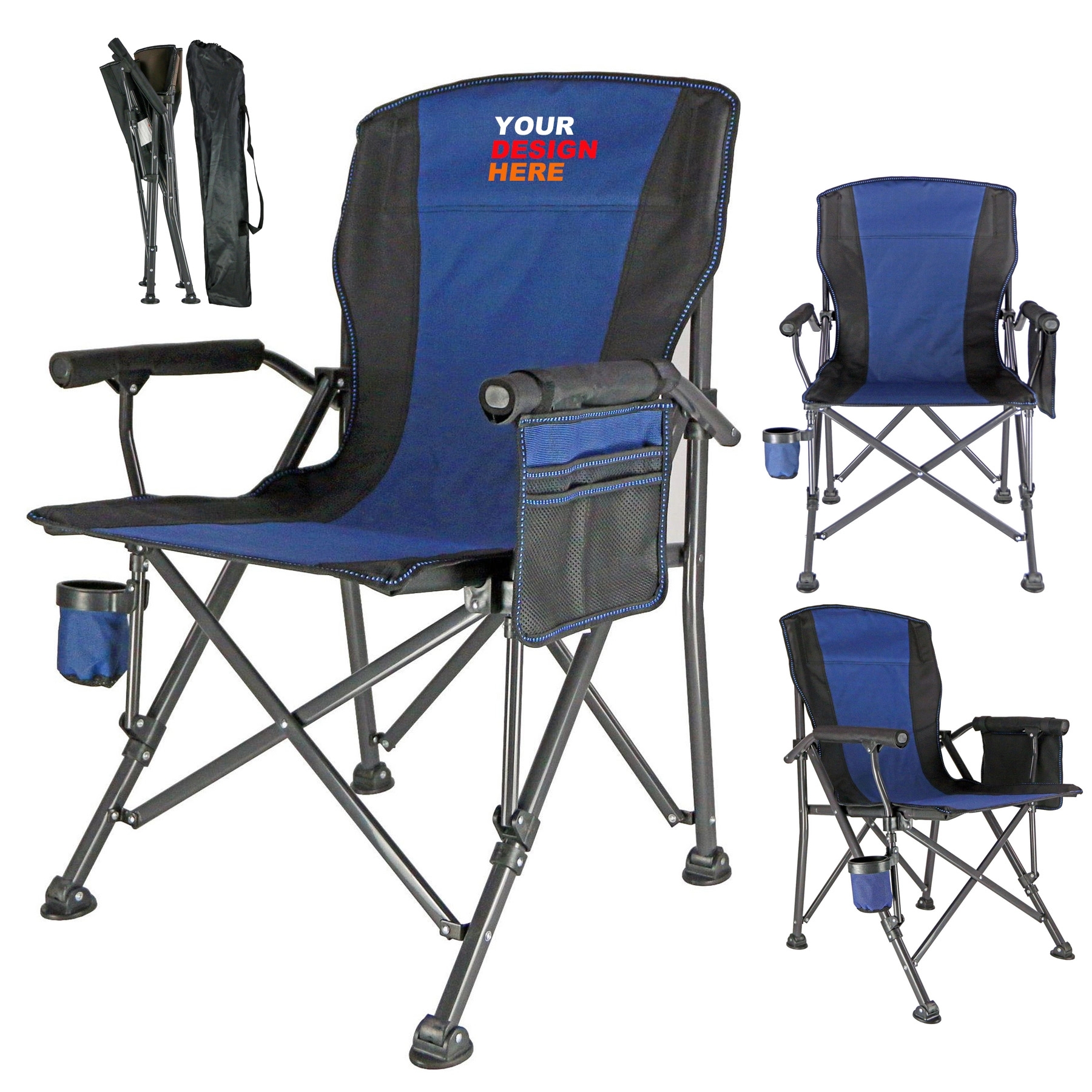 Stainless Steel Foldable Outdoor Chair With Handle 3