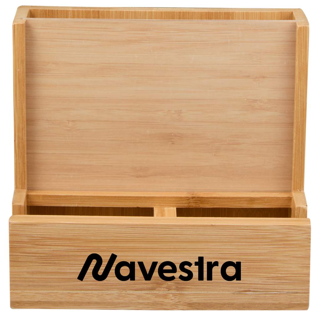 FSC® 100% Bamboo Photo Frame Desktop Organizer 60