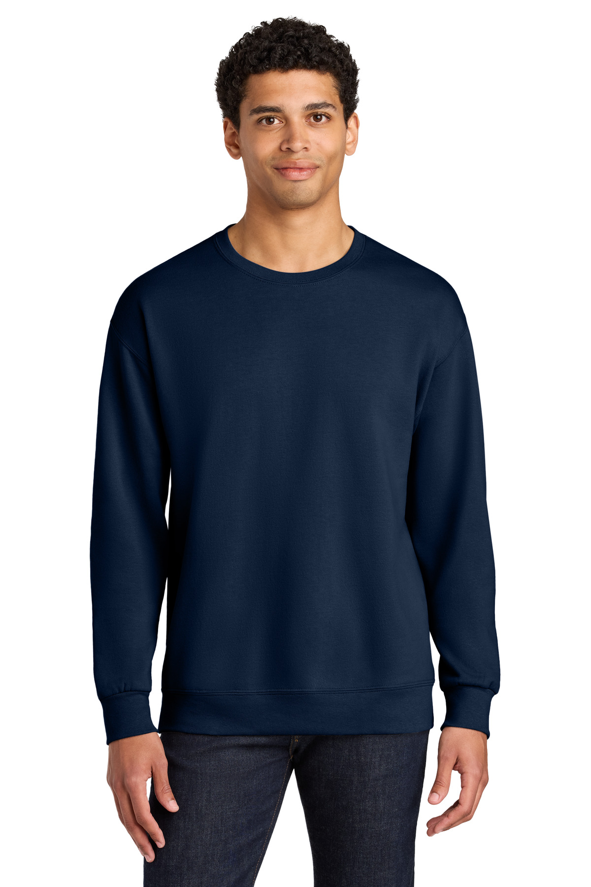 Jerzees Ultimate Unisex CVC Ring Spun Crewneck Sweatshirt IC48M 76