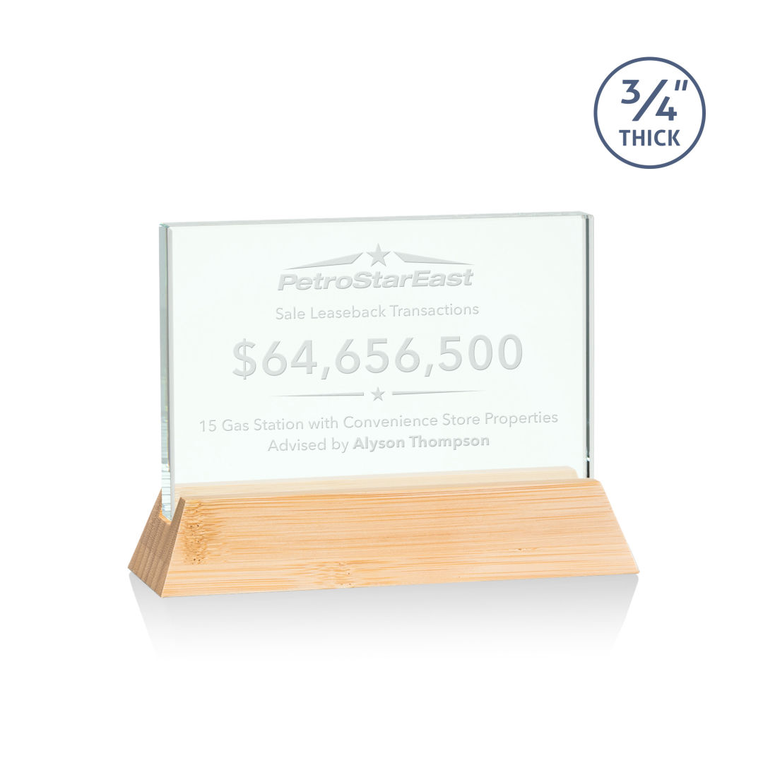 Walkerton Award - Jade/Bamboo (Horiz) 15