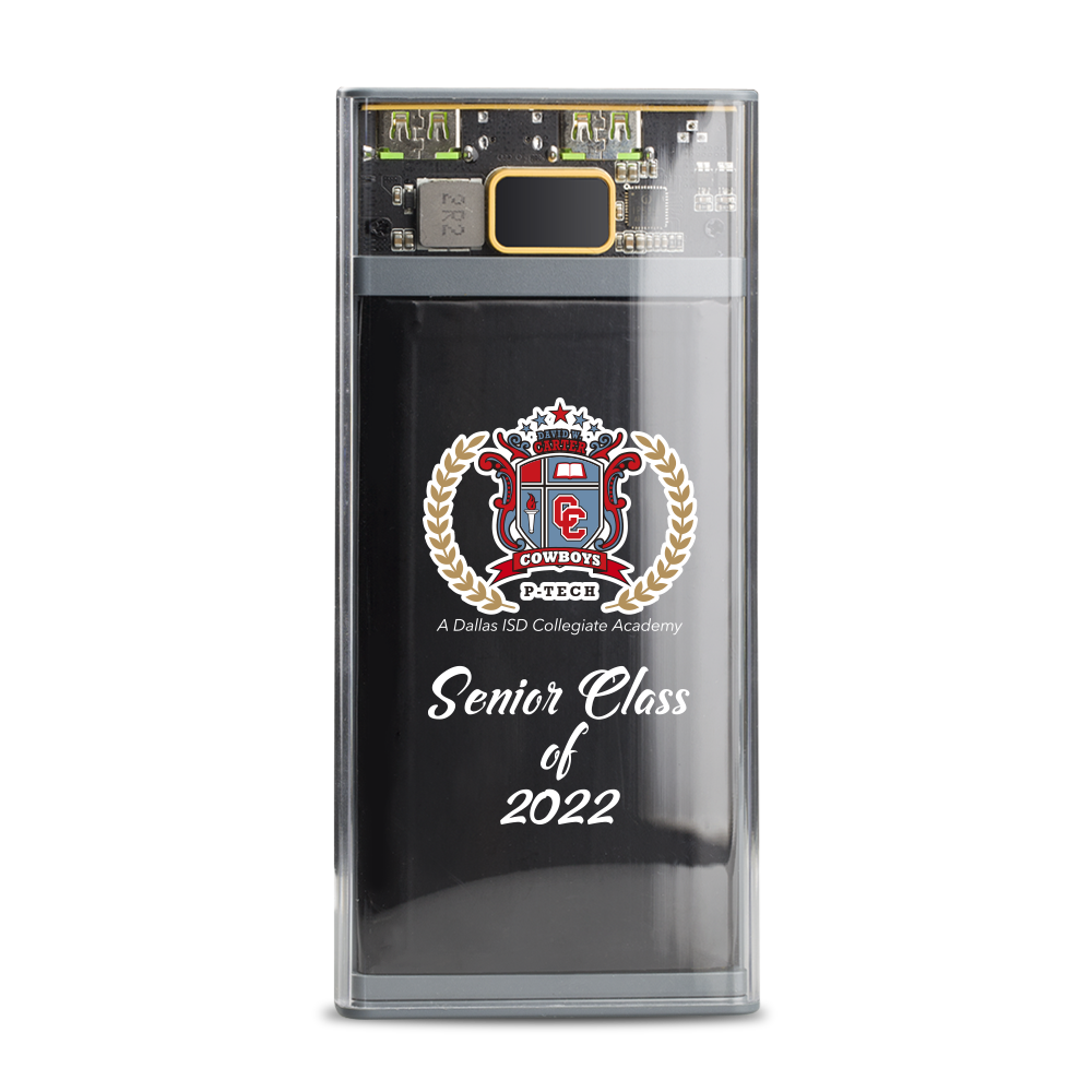 Nauvoo Transparent QuickCharge Power Bank 4