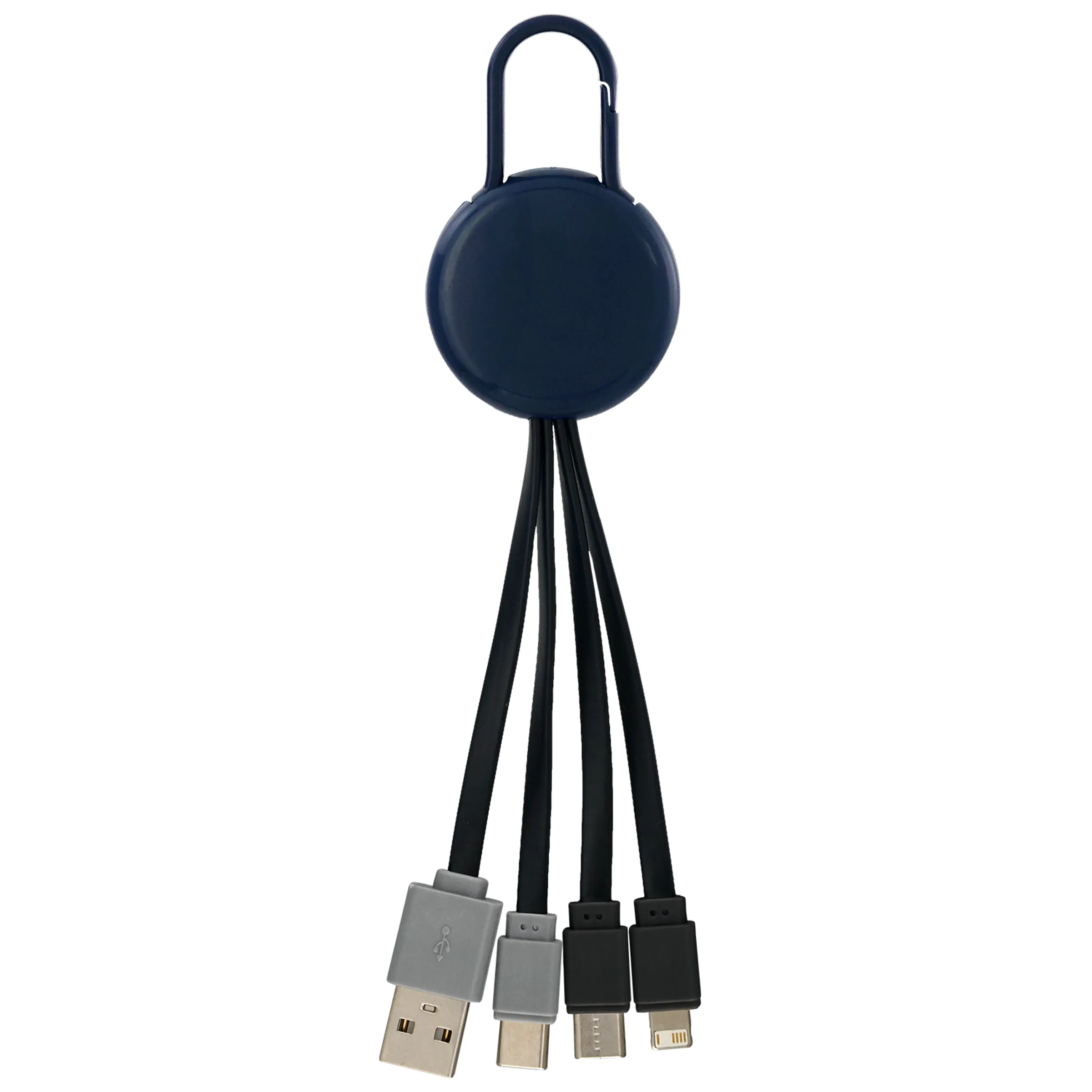 COLORFUL CLIP DUAL INPUT 3 IN 1 CHARGING CABLE 9