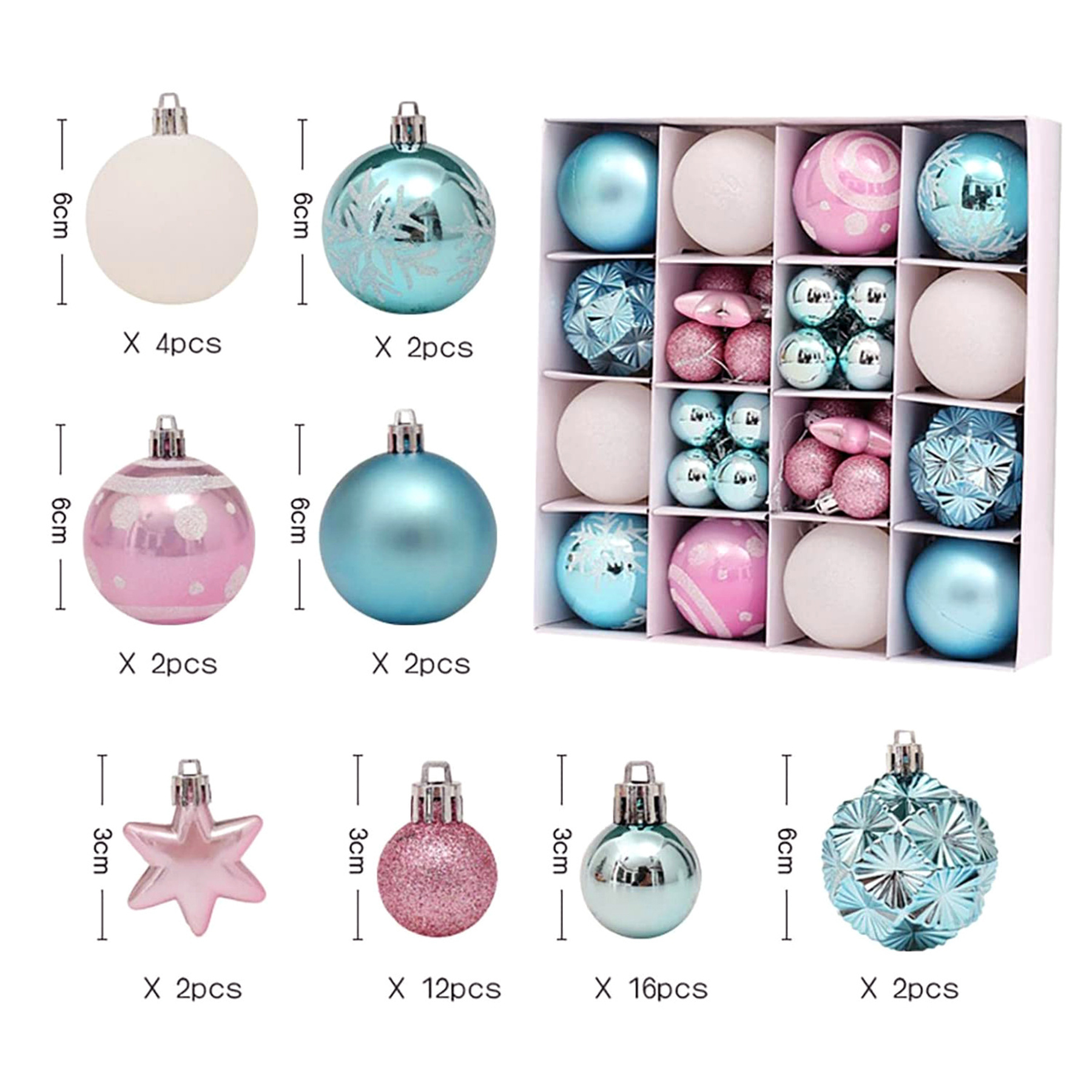 Christmas Decor Balls Ornaments 3