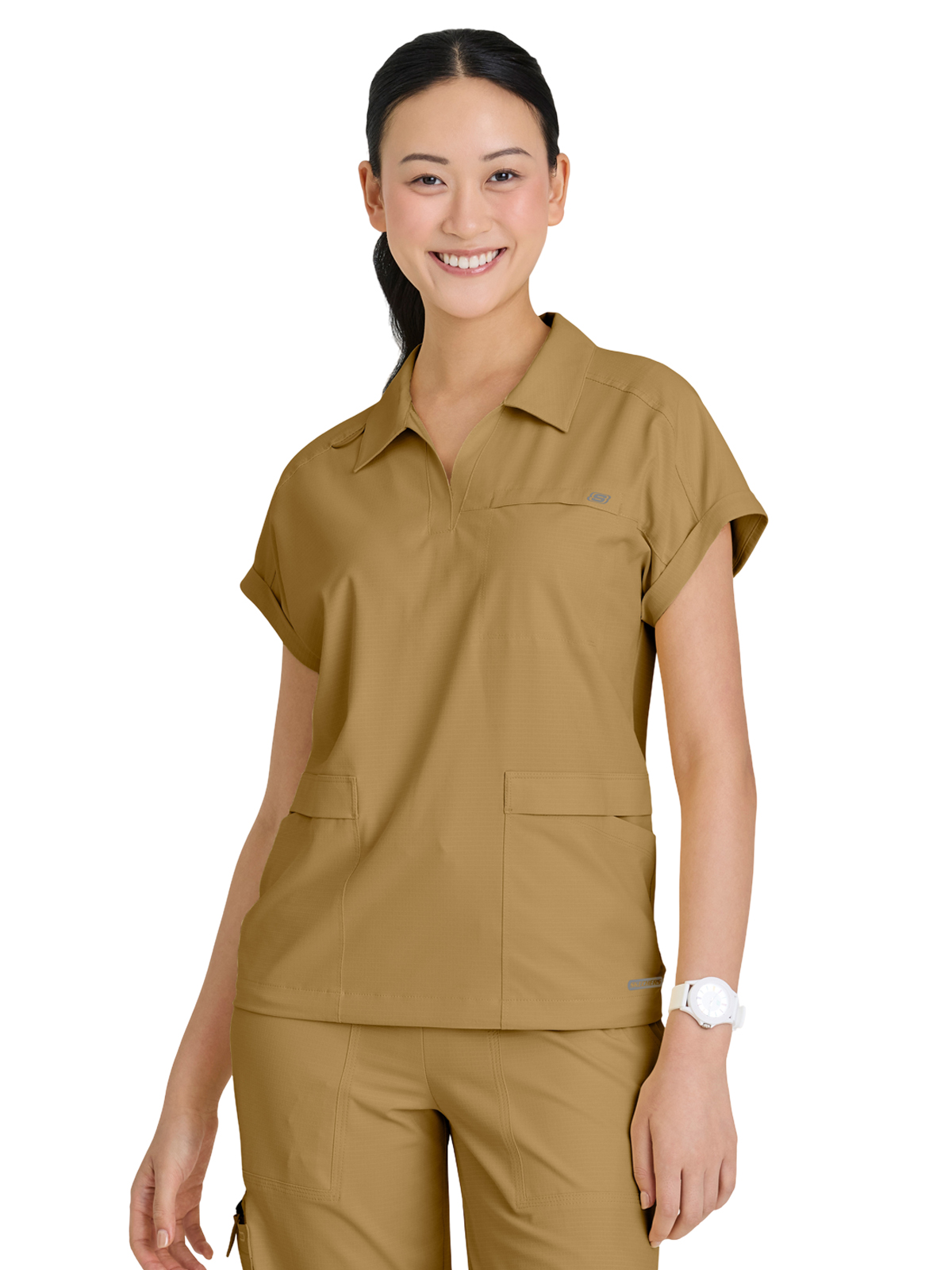 Skechers Ripstop Collection - Women's Three-Pocket Charlie Scrub Top 12