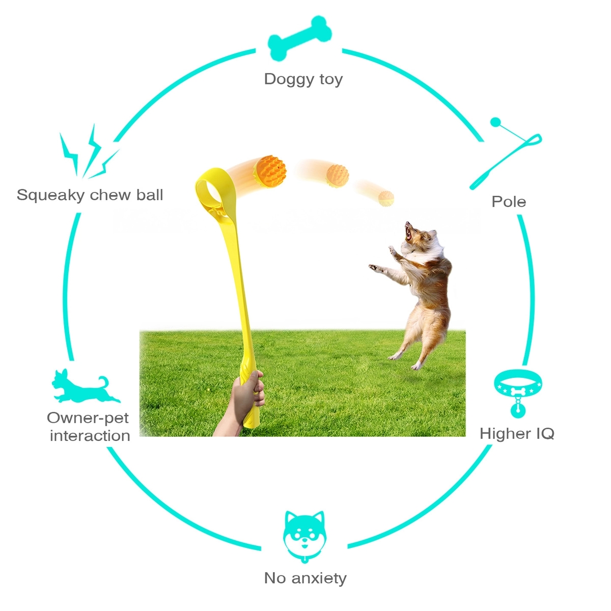 Interactive Dog Toys Ball Launcher 4