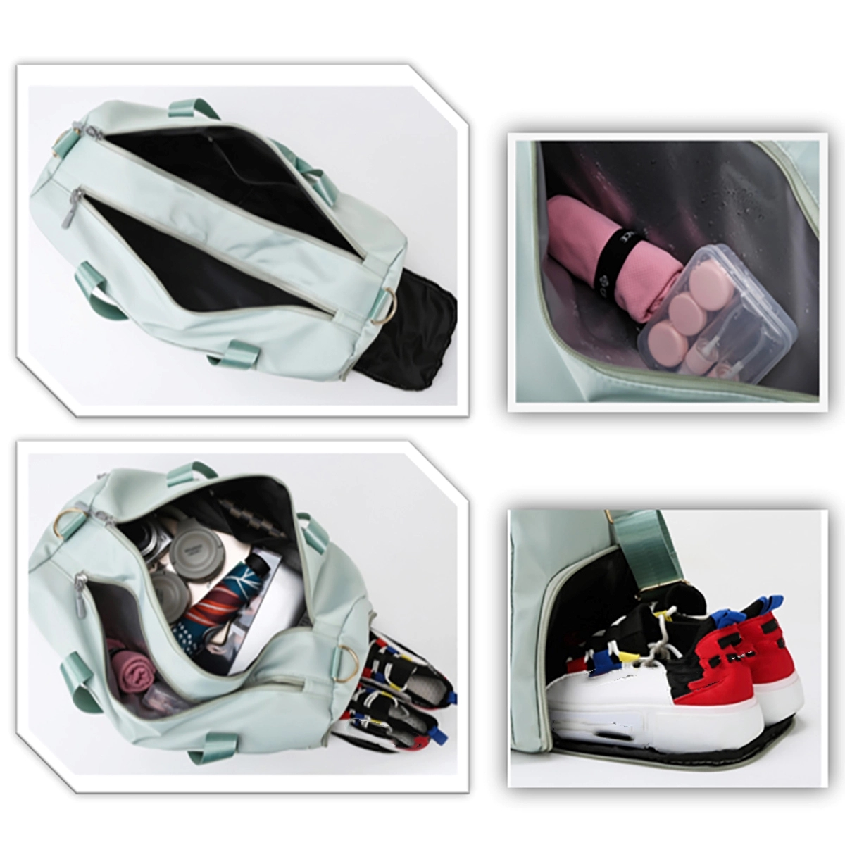 Gym Duffle Bag Dry Wet Separated Gym Bag 2