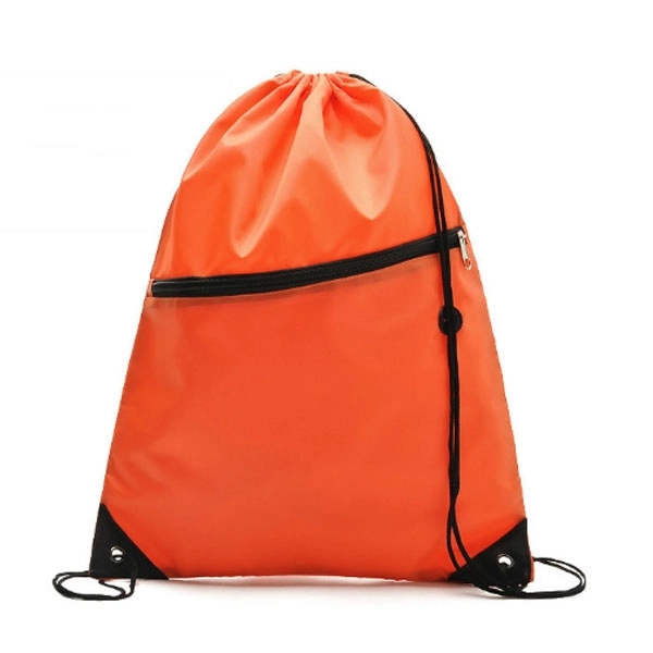 Headphone Slot Drawstring Polyester Bags 13