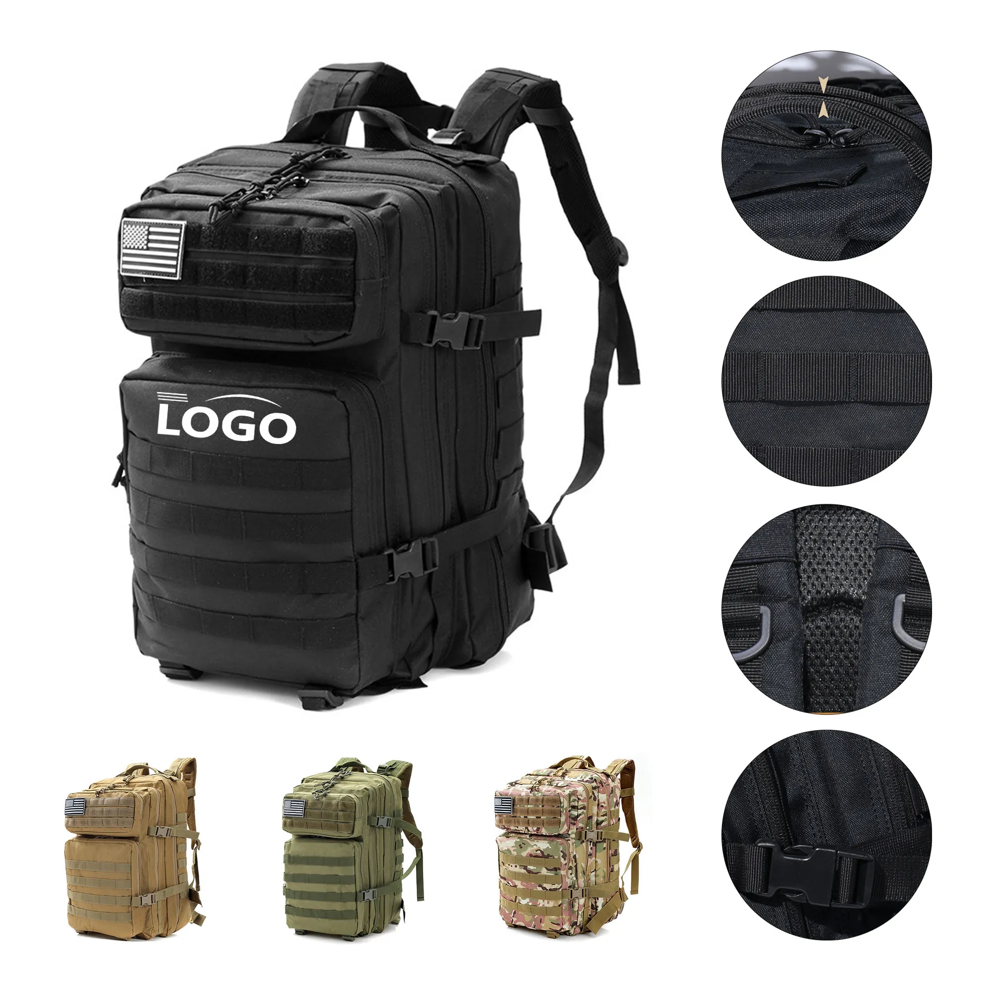 45L Durable Large Capacity Outdoor Backpack For Hiking