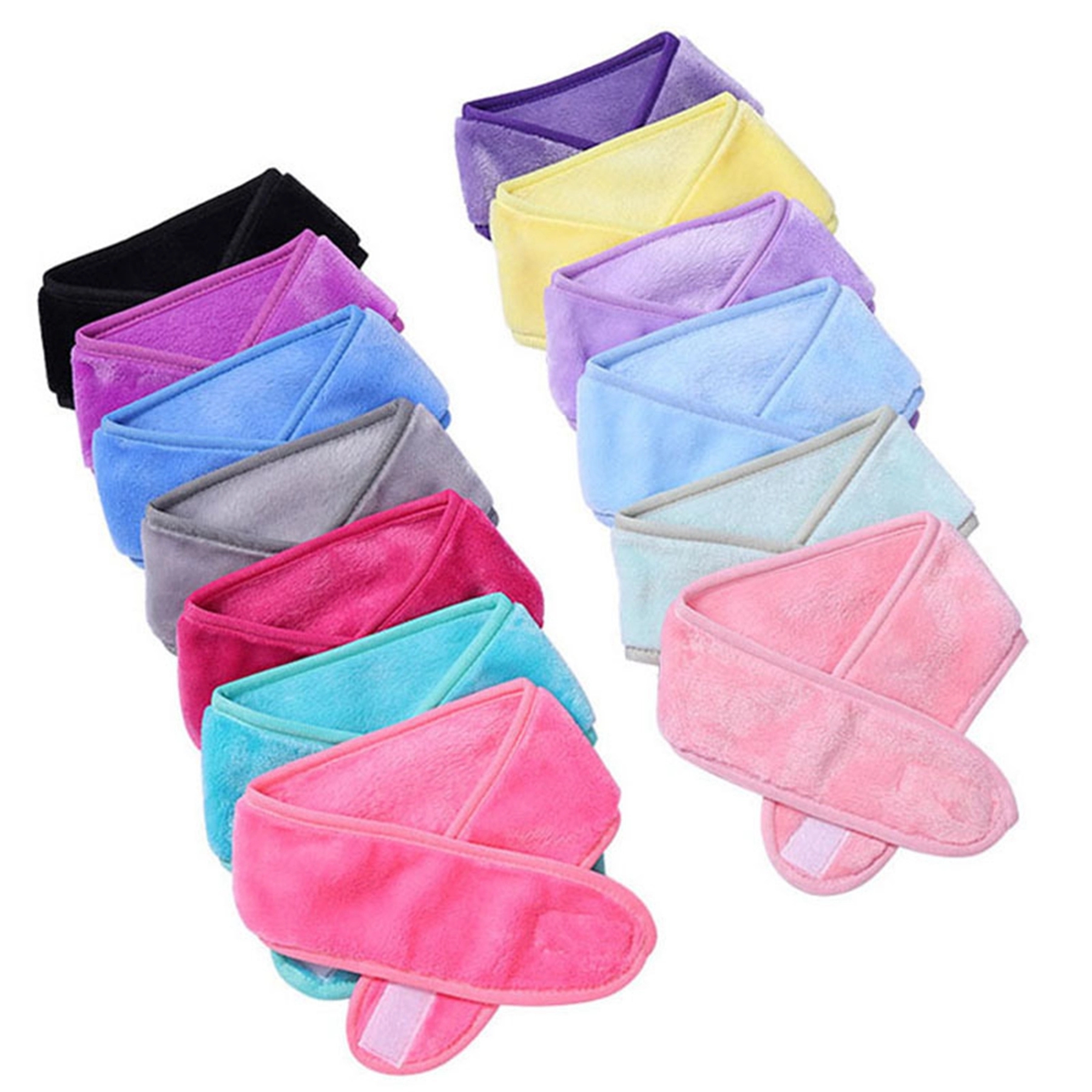 Washable Facial Band Elastic Makeup Headband 15