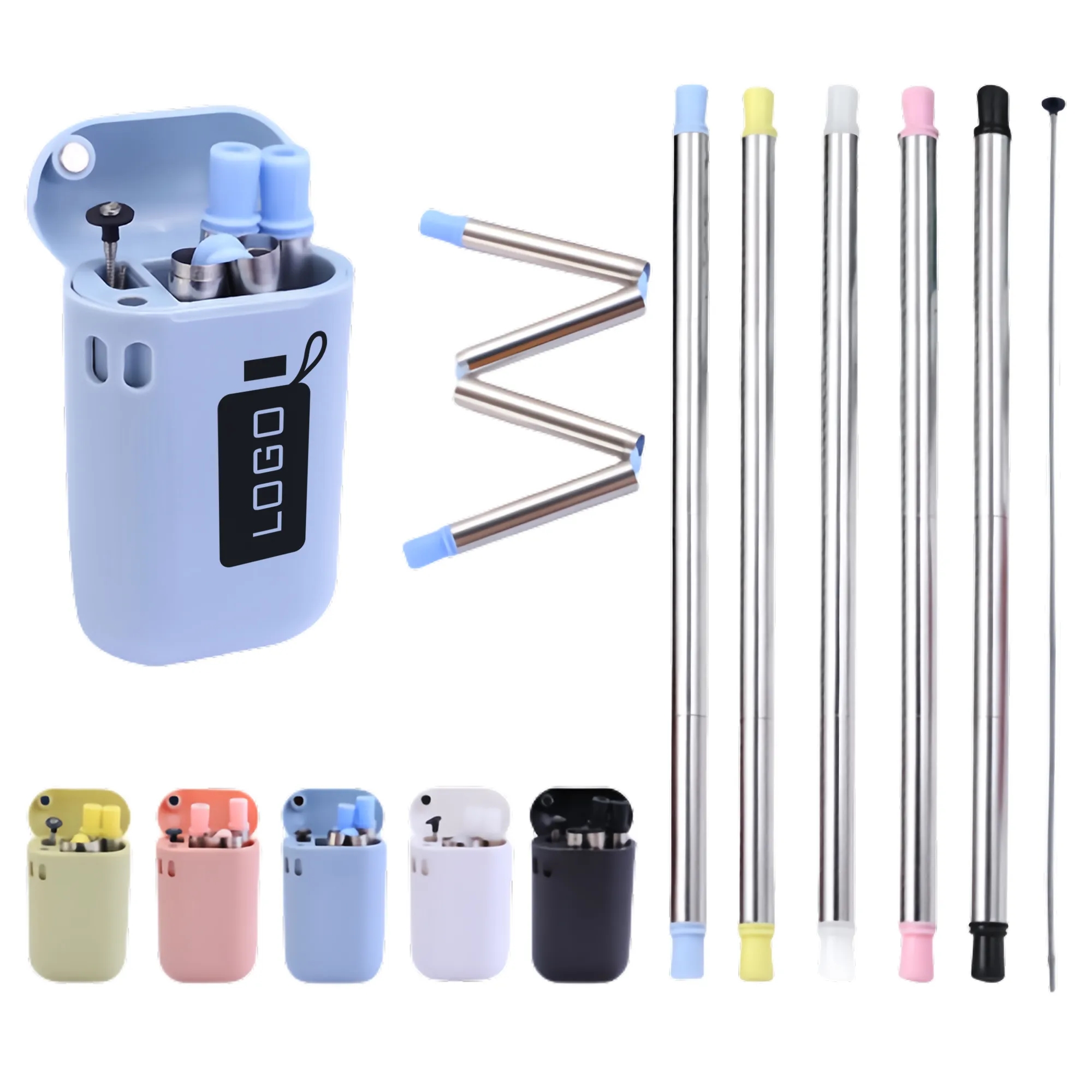 Stainless Steel Folding Straw