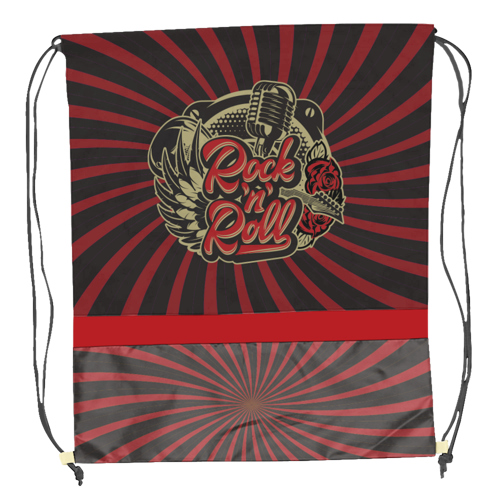 Sublimation Horizontal Multi-Panel Polyester Drawstring Bag 3