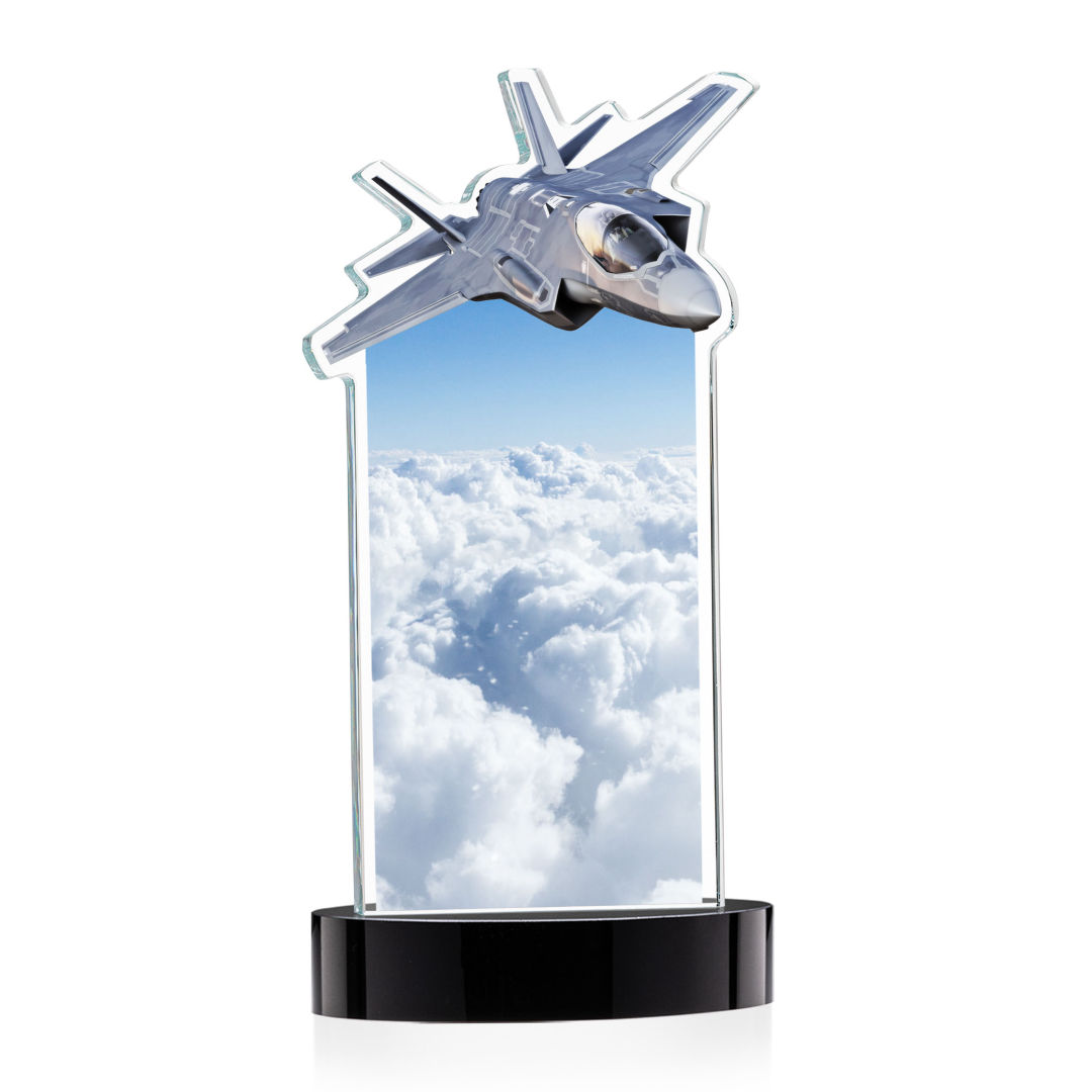 Top Gun VividPrint™ Award on Alberton Base - Black 4