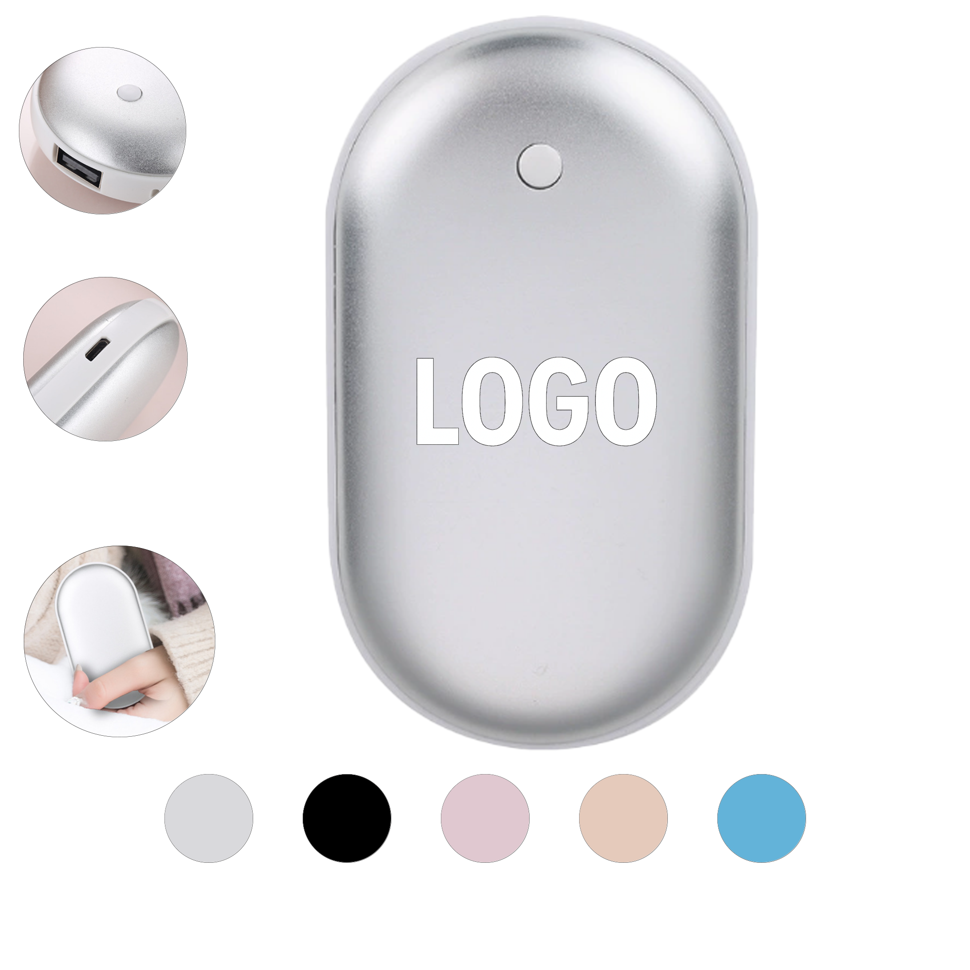 5000mAh Rechargeable Hand Warmer 2