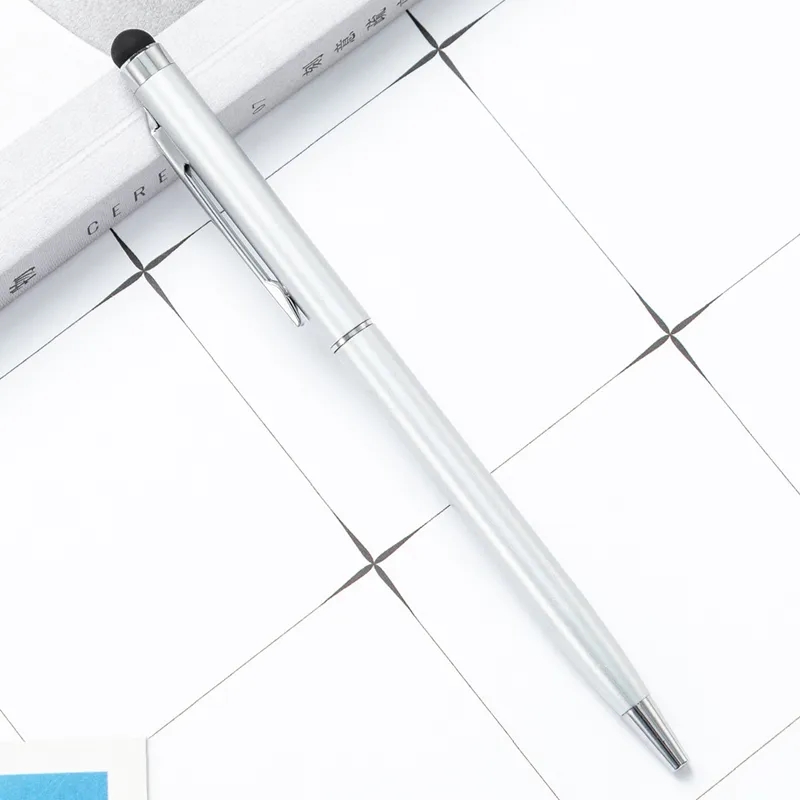 2 IN 1 METAL STYLUS BALLPOINT PEN 2