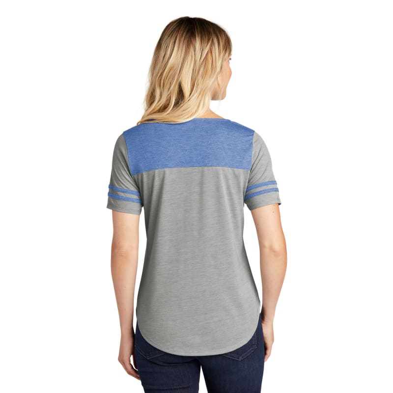 Sport-Tek Women's PosiCharge Tri-Blend Wicking Fan Tee. 5