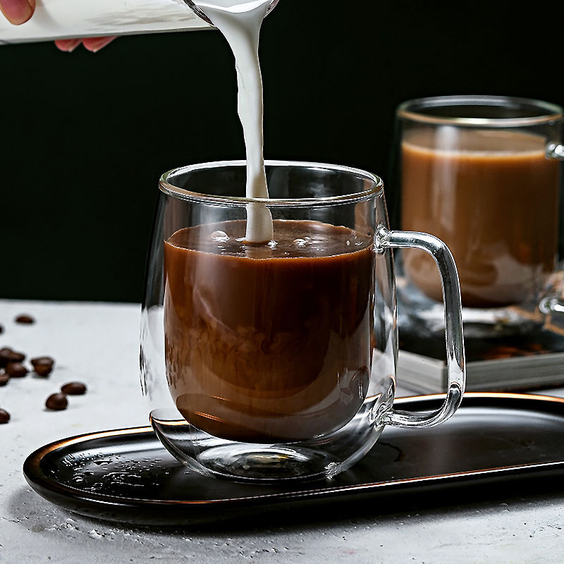 Double Wall Insulated Glasses - Coffee Mugs 12oz 4