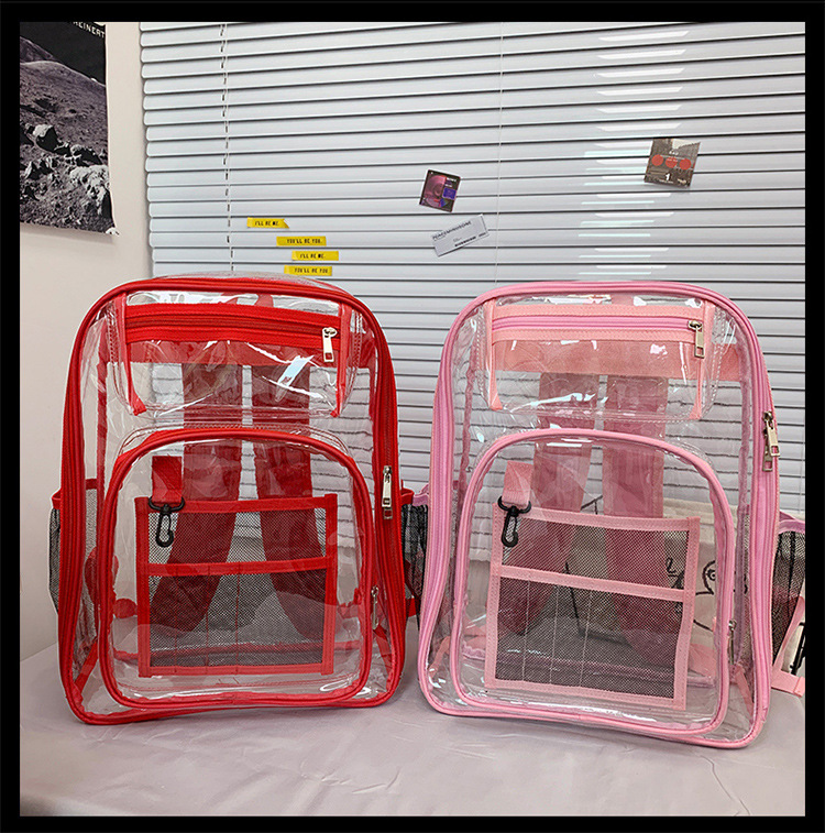 PVC Plastic Backpack 2