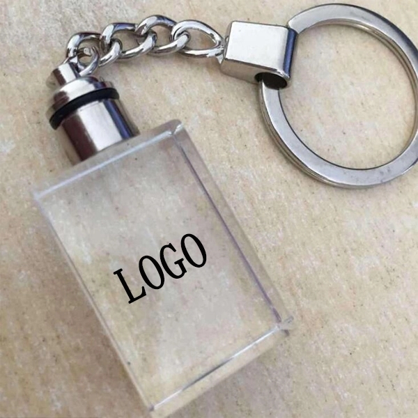 LED Light Crystal Key Chain 3