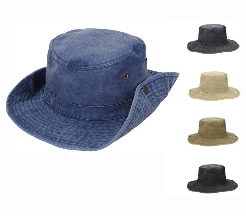 Embroidery Cotton Fisherman Hat 3