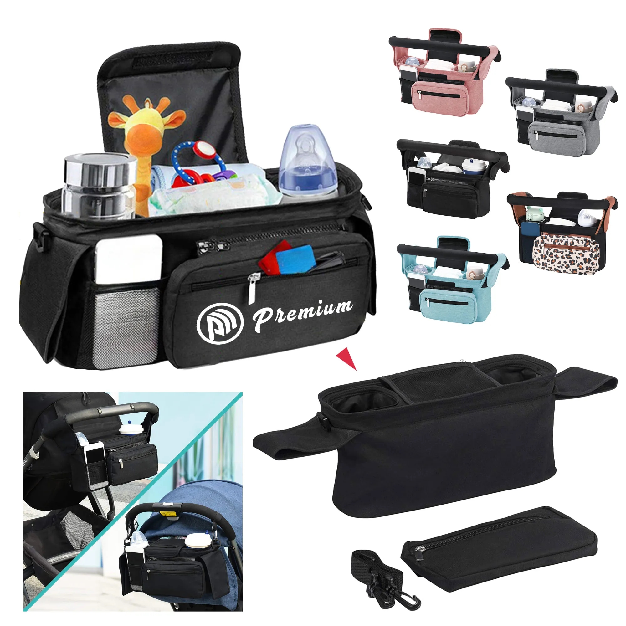 Universal Storage Bag For Baby Stroller