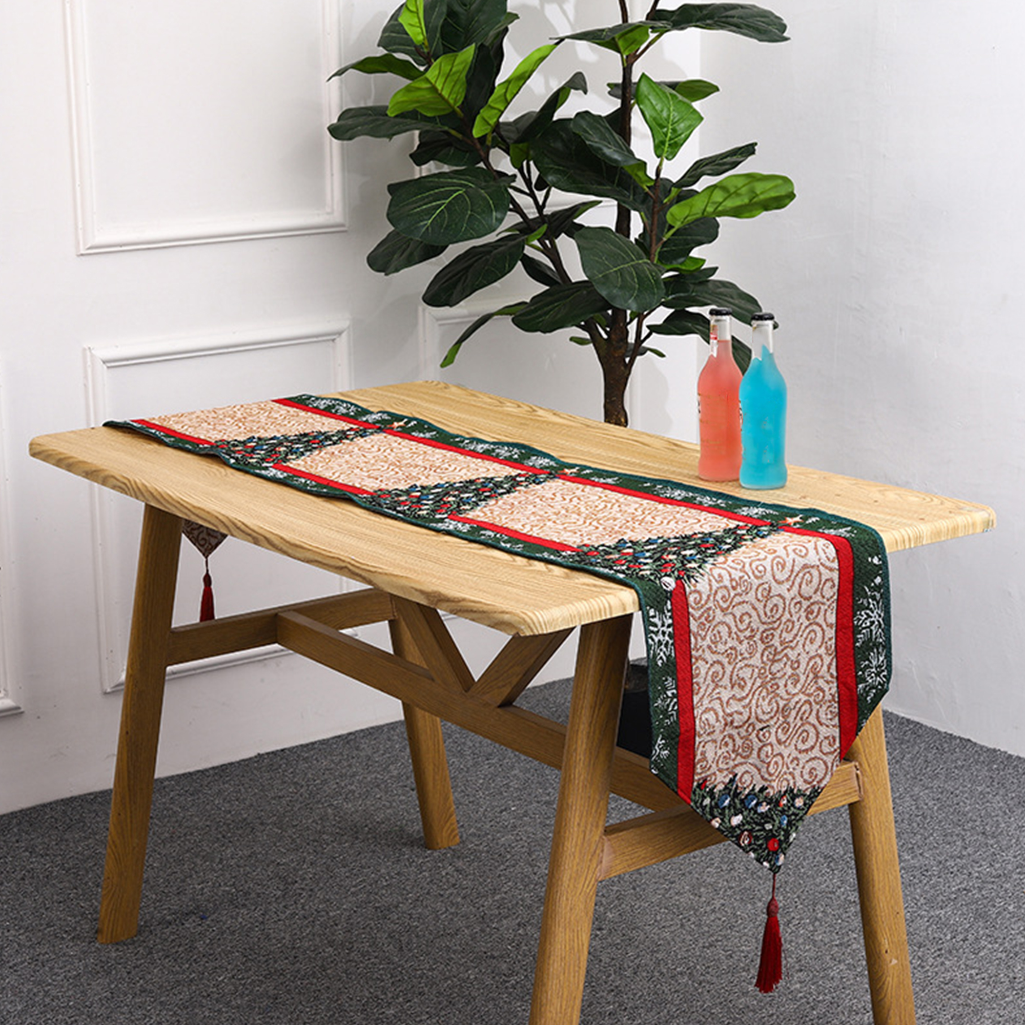 Christmas Snowflake Holiday Table Runner 5