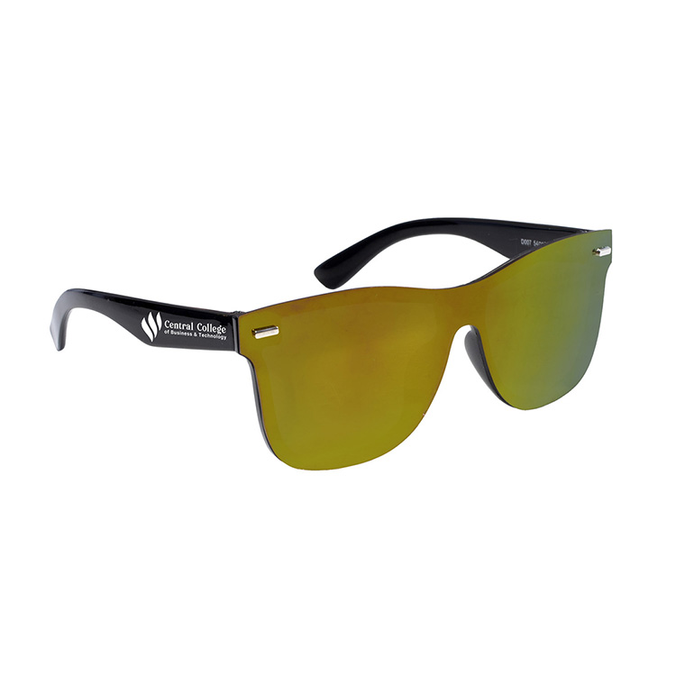 "DEL MAR TIDE" Rimless Reflective Sunglasses 4