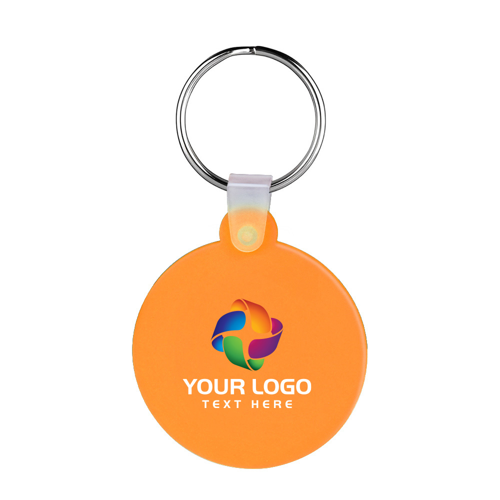 Round Shaped Silicone Keychain 15